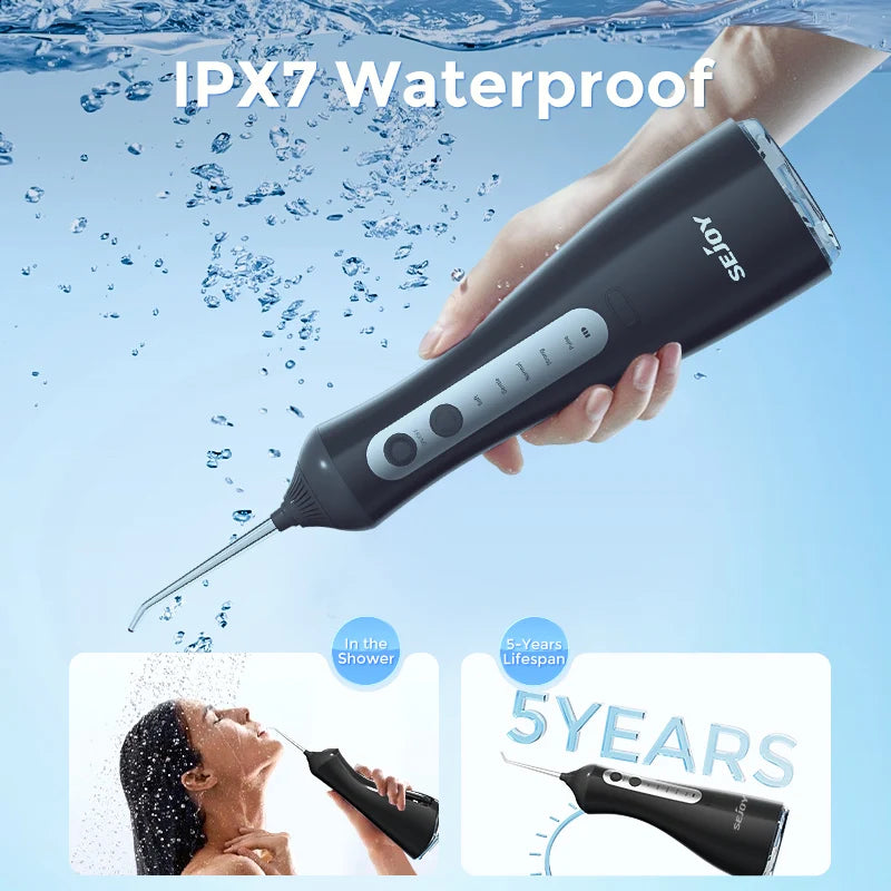 Sejoy Cordless Water Flosser With Six Jets For Daily Oral Hygiene