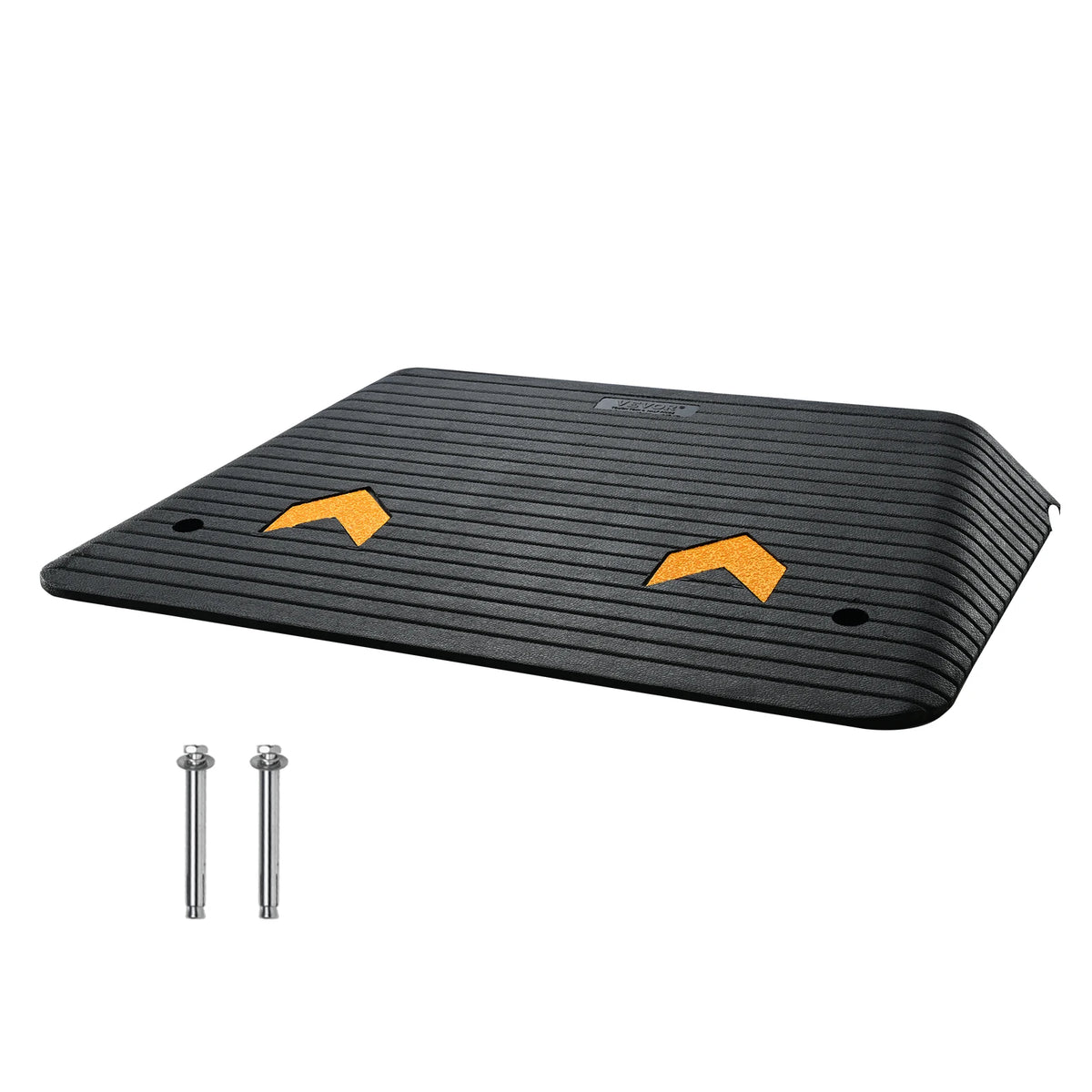 SucceBuy Portable Non Slip Rubber Driveway Curb Ramp for Vehicles