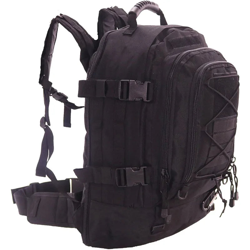 LQARMY Military Tactical Nylon Backpack Molle Hiking Rucksack