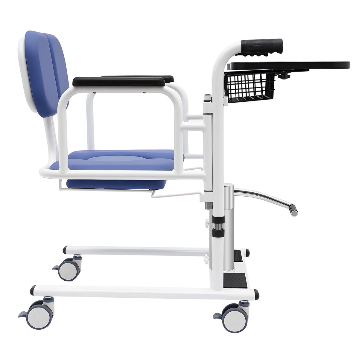 Hydraulic Patient Transfer Chair For Medical Assistive Mobility Care