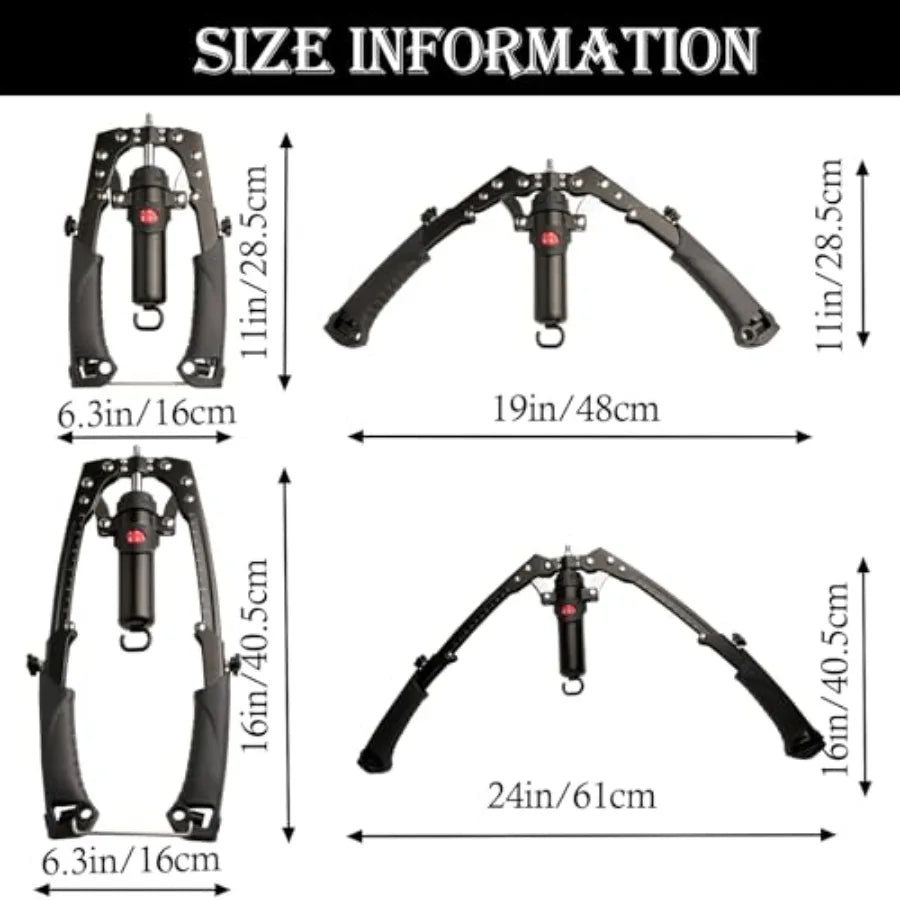 Hydraulic Arm Trainer And Adjustable Resistance Abdominal Roller