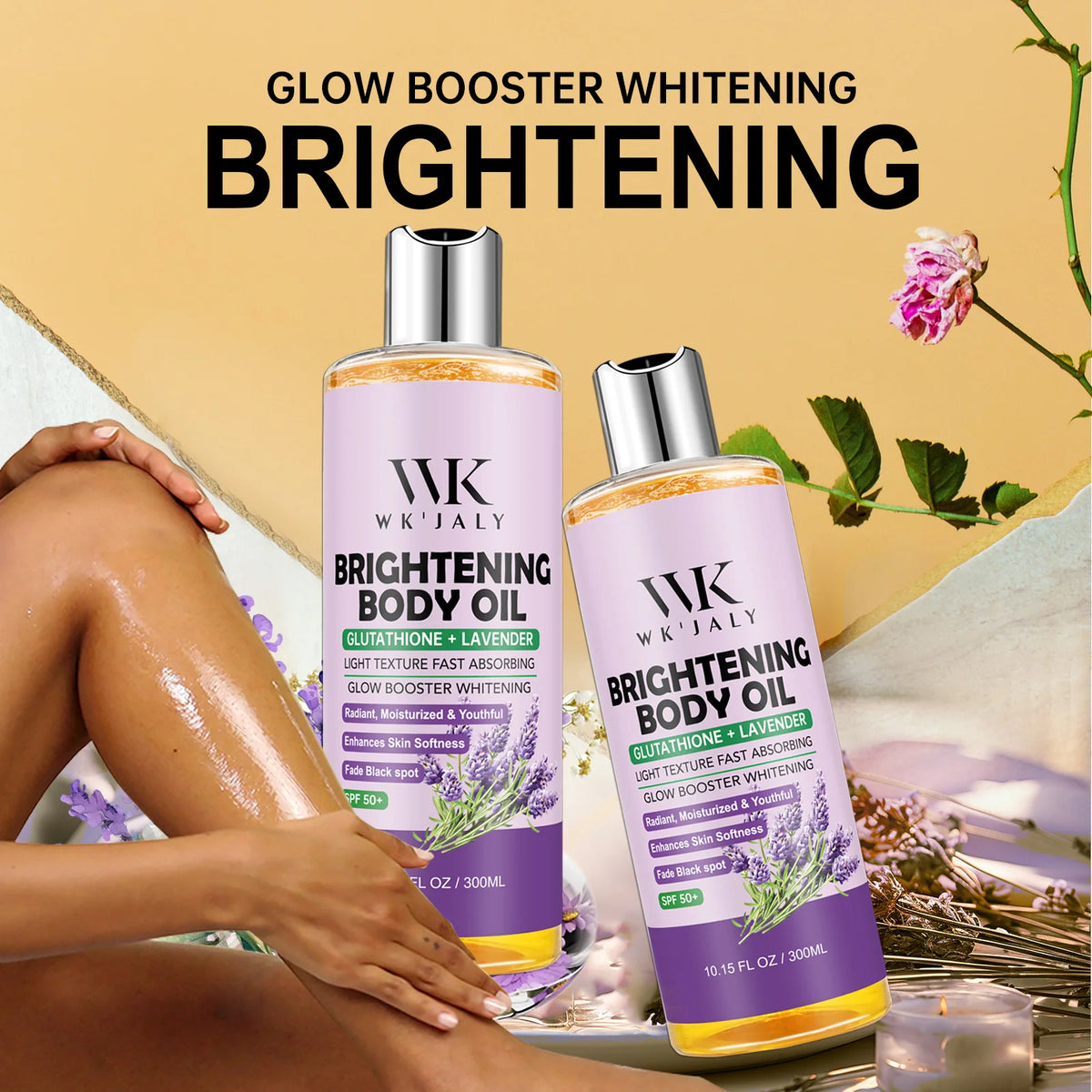 WK JALY Lightening Body Oil For Deep Moisturizing Skin Care