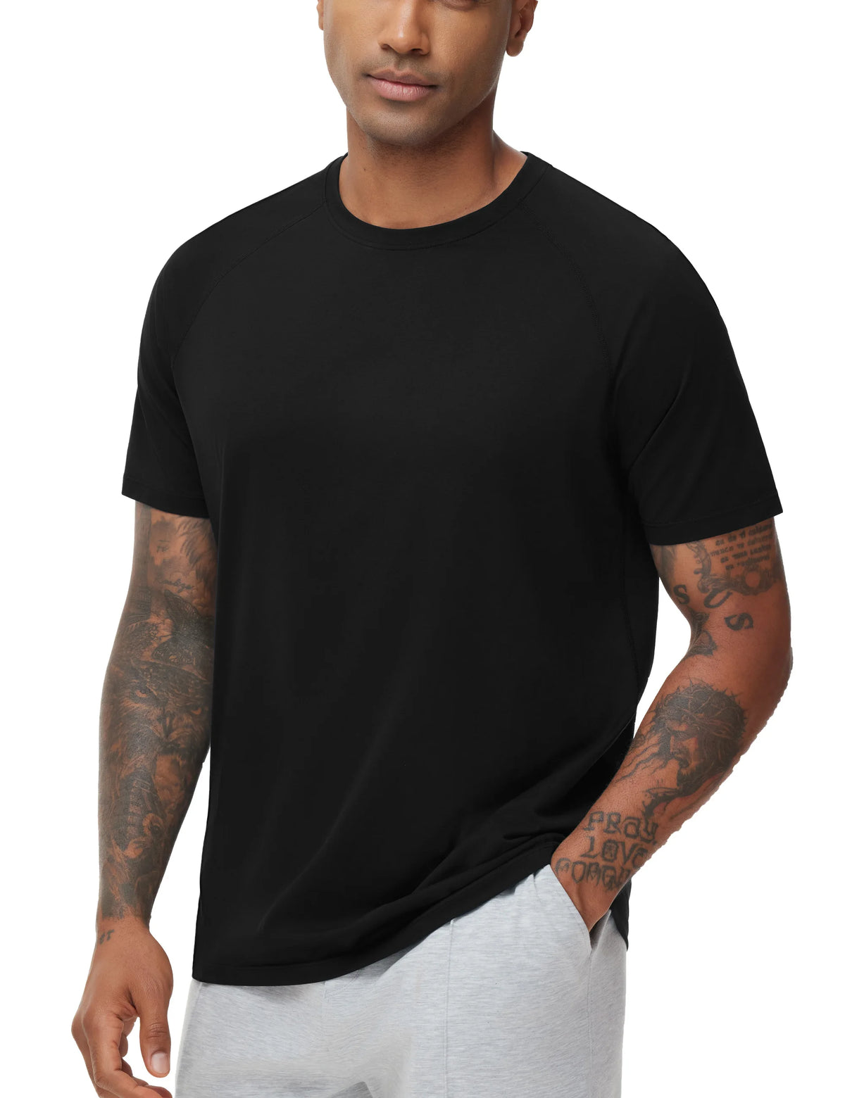 The Gym People Mens Upf 50 Plus Breathable Running Tops