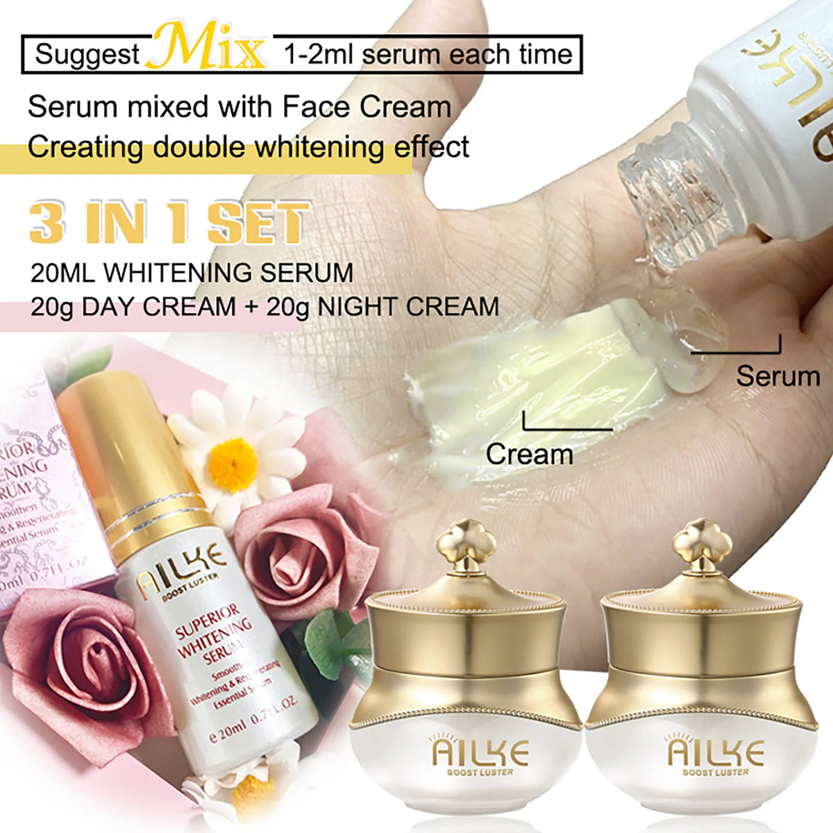KYLIEFIT Whitening Anti Wrinkle Collagen Facial Skin Care Set